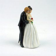 Romantic Look of Love Bride and Groom Wedding Cake Topper Cake Decoration Figurine Keepsake N3