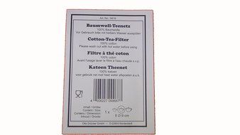 Teenetz made from 100 %Cotton 9 CM Teestrumpf Cotton Mesh Tea Strainer