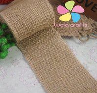 Natural Jute Ribbon Wedding Party DIY Decoration Craft 3y/lot (8cm) N2