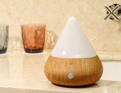 Topc Infrared Induction,Waterless Auto Shut-off,Wood Grain Aromatherapy Essential Oil Diffuser Portable USB Ultrasonic... N6