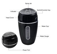 Mini USB Car Humidifier 180 ML Portable USB Powered Mini Air Mist Purifier for Car Office and Home N2