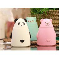 XDOBO Portable Mini Oil Diffuser Cool Mist Bear Air Purifier USB Humidifier Home Car (Panda) N2