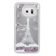 S6 Case,Galaxy S6 Case,PHEZEN Galaxy S6 Bling Case,[Crystal Clear] Creative Design 3D Funny Flowing Bling Glitter... N10