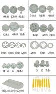 Leegoal Cake Tools 14 sets (46pcs) Flower Fondant Cake Sugarcraft Decorating Kit Cookie Mould Icing Plunger Cutter...