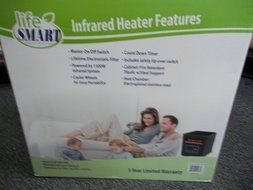 Lifesmart LS-4P1500HOM Plastic Infrared Heater N3