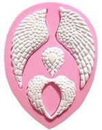 Angel Wings Multi Cavity Silicone Mold for Fondant, Gum Paste and Chocolate