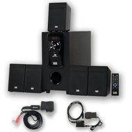 Acoustic Audio AA5150 Home 5.1 FM Speaker System with Bluetooth and Optical In AA5150BD