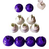 (Asubogu) ASVOGUE one set DIY multi-color shape cake mold random color
