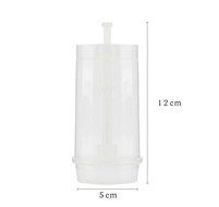 ASIBT Round Shape Clear Push-Up Cake Pop Shooter (Push Pops) Plastic Containers with Lids, Base &amp; Sticks, Pack... N2