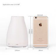 Humidifier 100ML Ultrasonic Cool Mist Aroma with changing Colored LED Lights, Waterless Auto Shut-off and Adjustable... N5