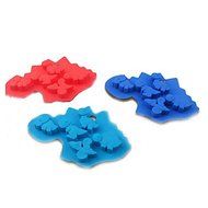 Y&amp;XL&amp;H Dinosaur Shaped Silicone Chocolate Cake Biscuit Baking Mold Tray Ice Mold Bakewa(Random Color)