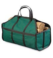 Green Canvas Log Carrier N2