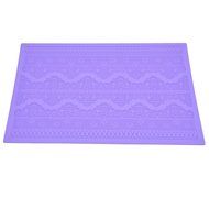 inkint Fondant Cake Decorating Tools Silicone Border Decoration Pad Sugarcraft Lace Molds Cake Border Lace Cutter... N2