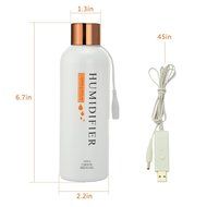 Touchshop Ultrasonic USB Cool Mist Humidifier Mini Air Diffuser with Whisper-quiet Operation Automatic Shut-off... N6