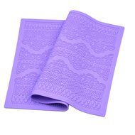 inkint Fondant Cake Decorating Tools Silicone Border Decoration Pad Sugarcraft Lace Molds Cake Border Lace Cutter... N3