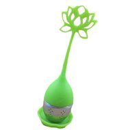 JLHua Lotus Flower Loose Leaf long-handled Tea Infuser Best Tea Scoop Strainer N4