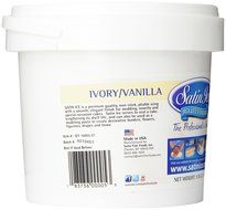 Satin Ice Black/Vanilla Rolled Fondant, 5 lb Tub N2