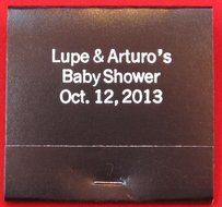 50 personalized matchbooks wedding favors custom printed matchbooks bridal shower