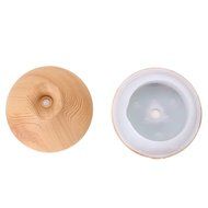 Whitelotous Essential Oil Diffuser Humidifier - Wood Grain 100ml Cool Mist Humidifier Aroma for Office Home Bedroom... N4