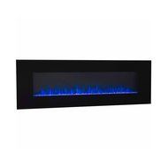 Contemporary Electric Fireplace Black 50" Wall Mount Heater Multicolor flame Most Sold Item N2