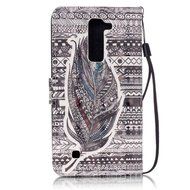 LG K7 Case,LG Tribute 5 Case,Yaheeda [3D Colored Drawing] [Flip Fit] Premium PU Leather Card-Slots Cash-Slots... N50