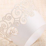 Cupcake wrapper-TOOGOO(R) 24pcs packaging cupcake muffin cupcake wrapper decoration wedding christening white...