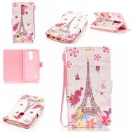 LG K7 Case,LG Tribute 5 Case,Yaheeda [3D Colored Drawing] [Flip Fit] Premium PU Leather Card-Slots Cash-Slots... N51