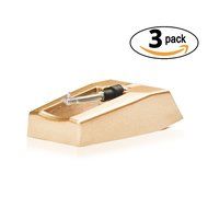 Record Player Needle W/ Diamond Tip - 3-pack - Treat Your Ears to Superior Sound Quality - Protect Your Timeless...