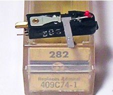 PHONOGRAPH NEEDLE CARTRIDGE-EV 282 EV 282D FOR ADMIRAL 409C74-2, 409C72-2