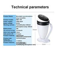 Putars Cool Mist Personal Humidifier-Portable Mini Travel Tabletop Humidifier-USB Rechargeable Ultrasonic with... N16