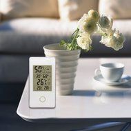 Londa Mini Indoor Thermometer Hygrometer Wireless Weather Station Indoor Humidity Monitor(White) N6