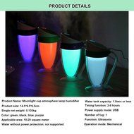 Putars Cool Mist Personal Humidifier-Portable Mini Travel Tabletop Humidifier-USB Rechargeable Ultrasonic with... N19