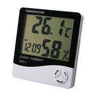 Kasstino Digital Alarm Clock LCD Indoor Hygrometer Thermometer Temperature Humidity Meter N3