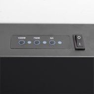 AKDY 36" Wall Mount 2-in-1 Log and Pebble Style Indoor Electric Fireplace Heater N3