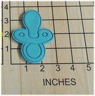 Pacifier shape baby shower Cookie Cutter and Stamp #1093