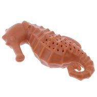 VANKER Hot Cup Mug Tea Leaf Infusers Creative Silicone Colorful Sea Horse Shape 1 PC Blue N2