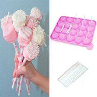 Silicone Cake Pop Set Baking Ice Tray Mold Party Cookware Pan Maker Non Stick