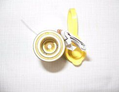 NEW All Brass Natural Gas Grill Quick Disconnect Hose Fitting 3/8" with Cap N3