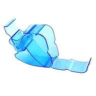 Carejoy&reg; Blue Color Cotton Roll Dispenser Holder Press Type Molar Shaped (Without Cotton Roll) N2