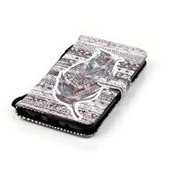 LG K7 Case,LG Tribute 5 Case,Yaheeda [3D Colored Drawing] [Flip Fit] Premium PU Leather Card-Slots Cash-Slots... N64