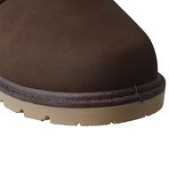 Spritech(TM) Men's Casual Classic PU Leather Round Toe Work Shoe Flats Brown,Size 44/10 N5