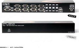 Atlona AT-VGA18A 1x8 VGA Distribution Amplifier with Audio and Constant Power ON