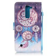 LG K7 Case,LG Tribute 5 Case,Yaheeda [3D Colored Drawing] [Flip Fit] Premium PU Leather Card-Slots Cash-Slots... N69