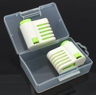 2PCS DIY Cake Slicer , Stratification Auxiliary , Bread Slice , Toast Cut, 5 Layers Leveler Slicer , Kitchen Fixator...