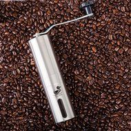 Manual Coffee Grinder - Burr Grinders by Orjoe - Portable Coffee Mill - Stainless Steel - Aeropress Compatible...