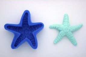 3&quot; STARFISH SILICONE MOLD FOR FONDANT, GUM PASTE, CHOCOLATE, HARD CANDY, FIMO, CLAY, SOAPS N2