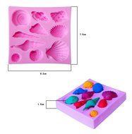 Beauty Clubs 3D Seashell Conch Shape Silicone Cake Mold Fondant Candy Tools N6