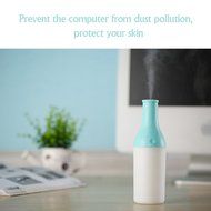 Junadel Cool Mist Humidifier- 180ml USB Cool Cocktail Bottle Portable Essential Oil Aroma Diffuser Ultrasonic... N10