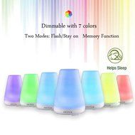 Essential Oil Diffuser, UNIFUN 100ml Air Humidifier | Ultrasonic Aromatherapy Diffuser with Adjustable Mist Mode... N8