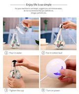 SunKinFon SKF-BH-01 USB Ultrasonic Bulb Humidifier Home Office Mini Aromatherapy Colorful LED Night Light Bulb... N10